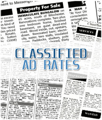 Classifieds Ad Rates