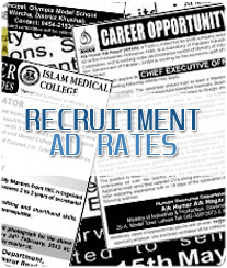 Recruitments Ad Rates