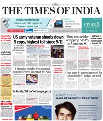 Times of India Display Ad Rates