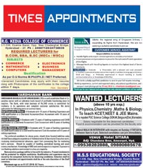 Times Appointments Ad Rates Chennai