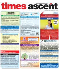 Times Ascent Advertisement Rate Card Rajkot