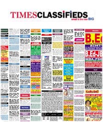 Navbharat Times Classified Ad Rates