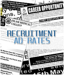 Recruitment Ad Booking Lucknow