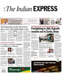 The Indian Express Display Ad Rate Card Lucknow