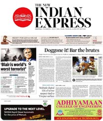 The New Indian Express Display Ad Rates Shimoga