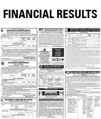 The New Indian Express Financial Results Rate Card