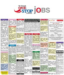 The Telegraph One Stop Jobs Advertisement Rates Kolkata