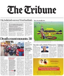 The Tribune, Chandigarh, India - Business